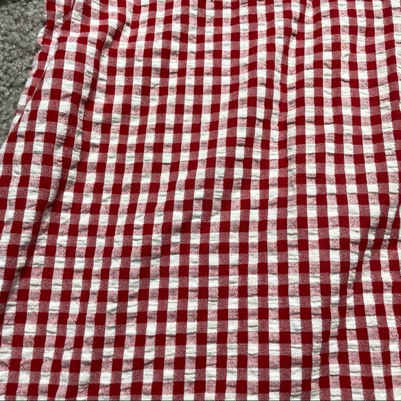 Orvis Short Sleeve Shirt Soft Cotton Check Red Mens Large - Picture 5 of 12